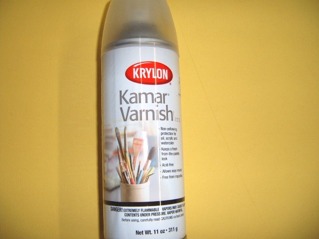 Krylon Kamar Spray Varnish - 11 oz.