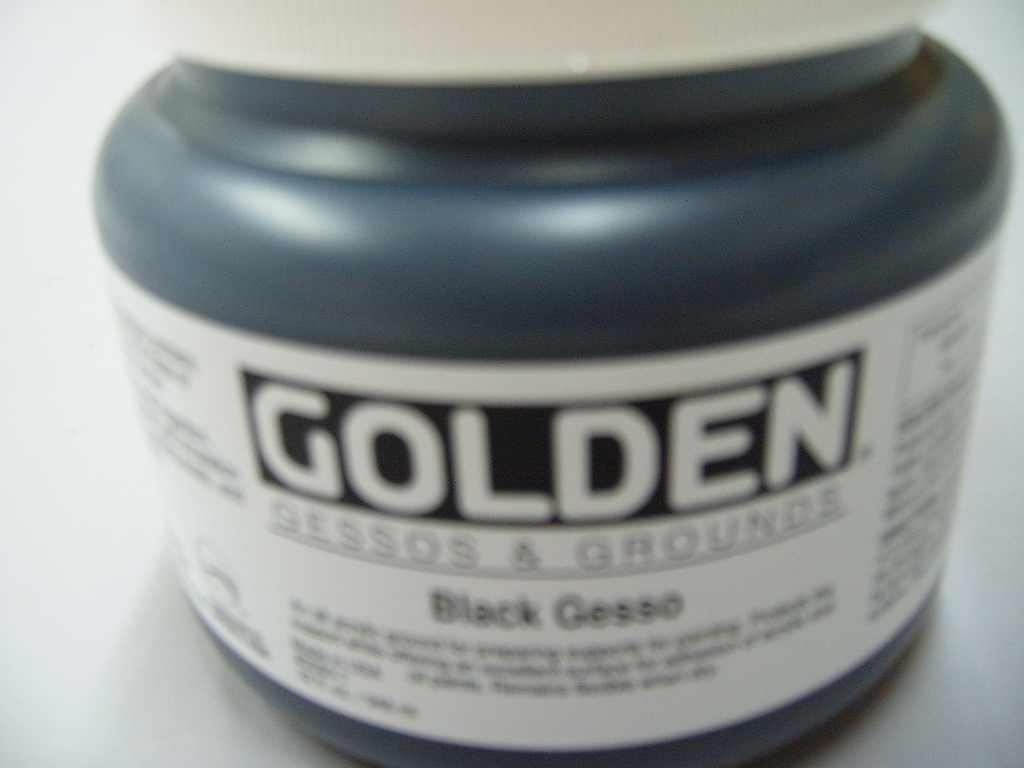 Golden Acrylic Black Gesso